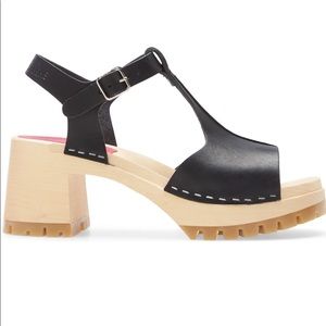 Swedish Hasbeens Tracta Platform Sandal